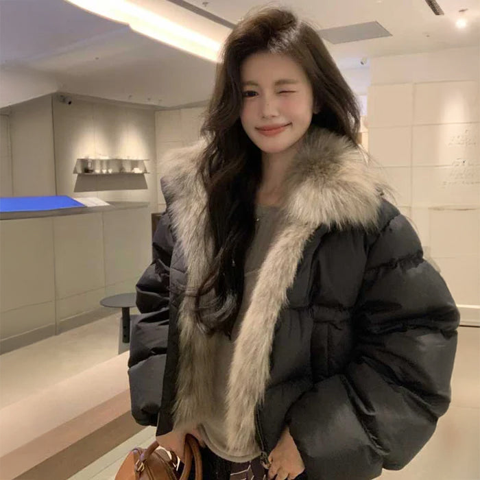 ダウン ダウンジャケット ファートリム パーカ ファーダウンジャケット