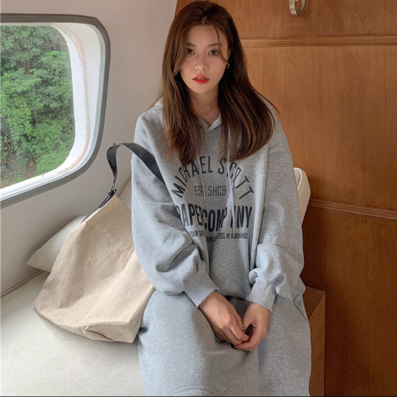 ビッグロゴパーカーワンピース(3colors)