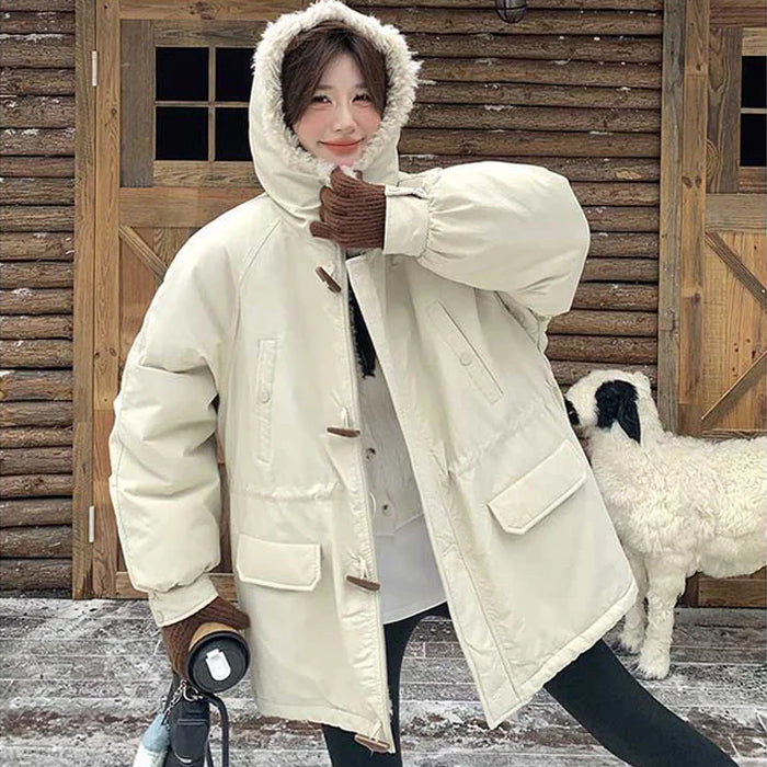 ボアフード中綿コート(3colors)