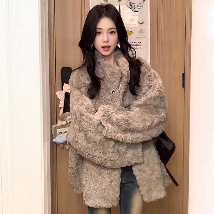 ボリュームファーダッフルコート