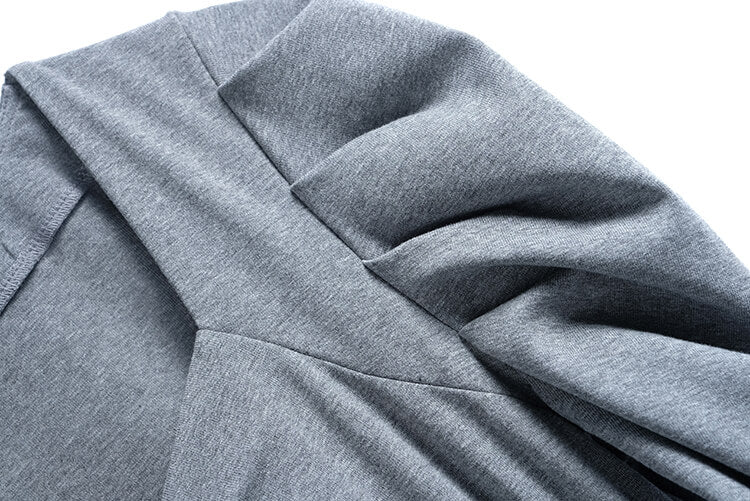 【即納】パワーショルダースリットハートネックワンピース(2colors)