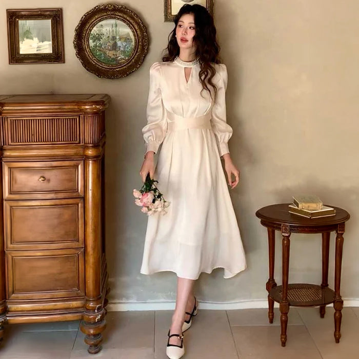 ウエストマークフレアワンピース