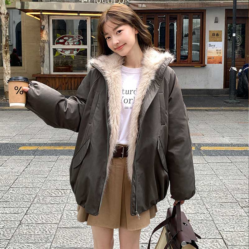 ファー裏パディングブルゾン(3colors)