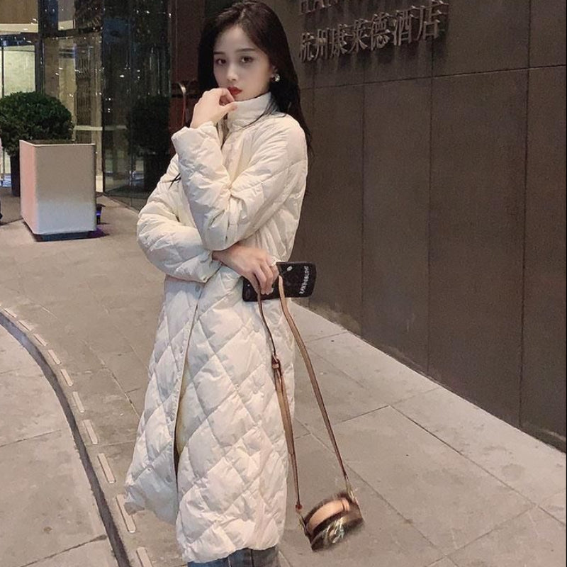 スタンドカラーキルティングコート(2colors)