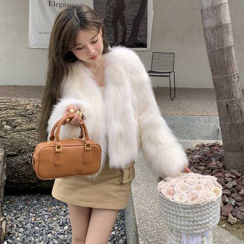 ロングシャギーショートコート(4colors)