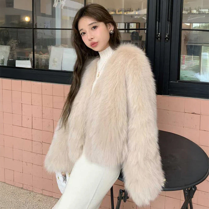 ロングシャギーショートコート(4colors)