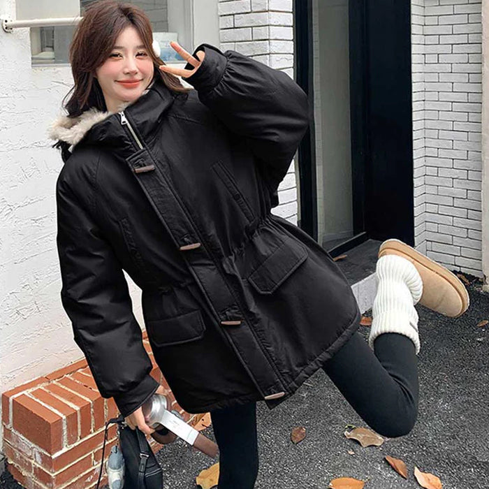 ボアフード中綿コート(3colors)