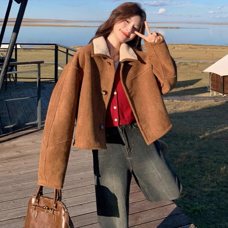 ボアブルゾンリバーシブルジャケット