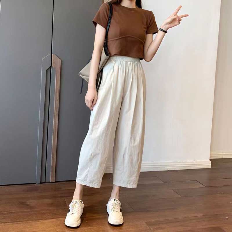 コットンタックパンツ(4colors)