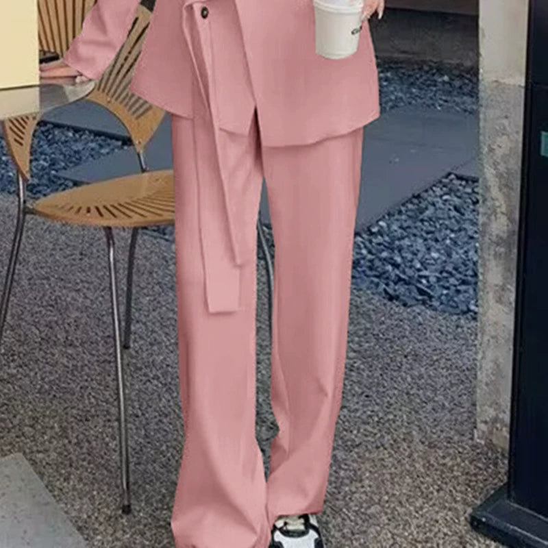 フロントタックワイドパンツ(4colors)