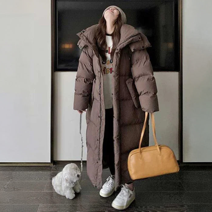 コクーンロングダウンコート(2colors)