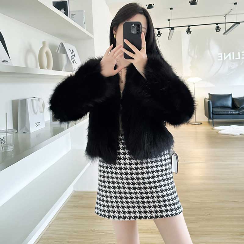 ロングシャギーショートコート(4colors)