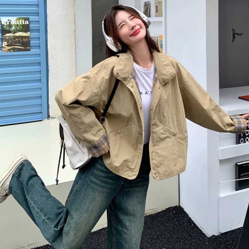 リバーシブルワークブルゾン