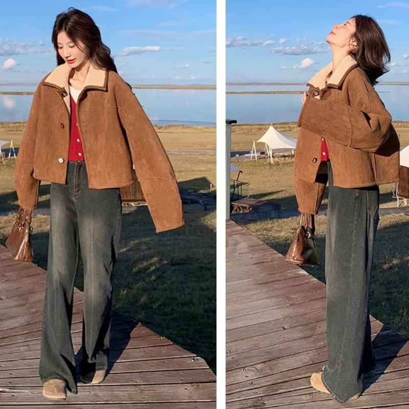 ボアブルゾンリバーシブルジャケット