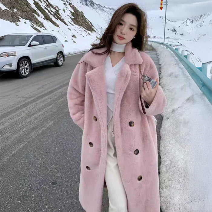 ロング丈ファーコート(3colors)