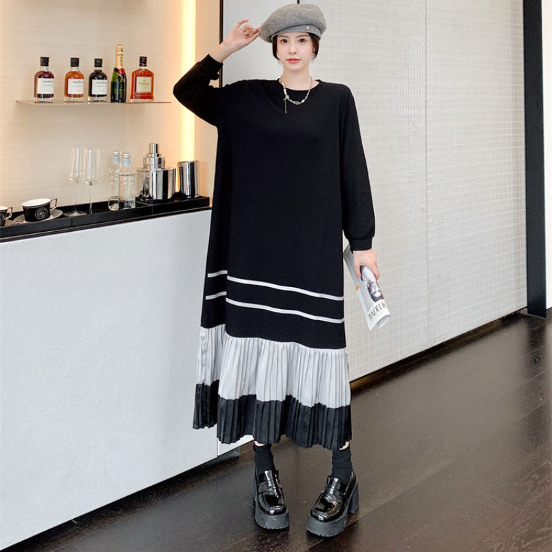 モードライン切り替えフリルワンピース