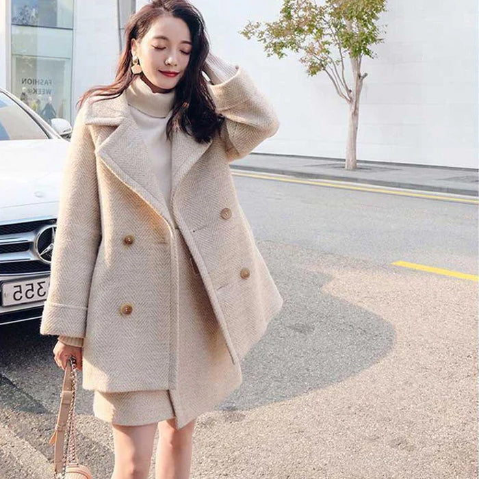 ヘリンボーンテーラードセットアップ