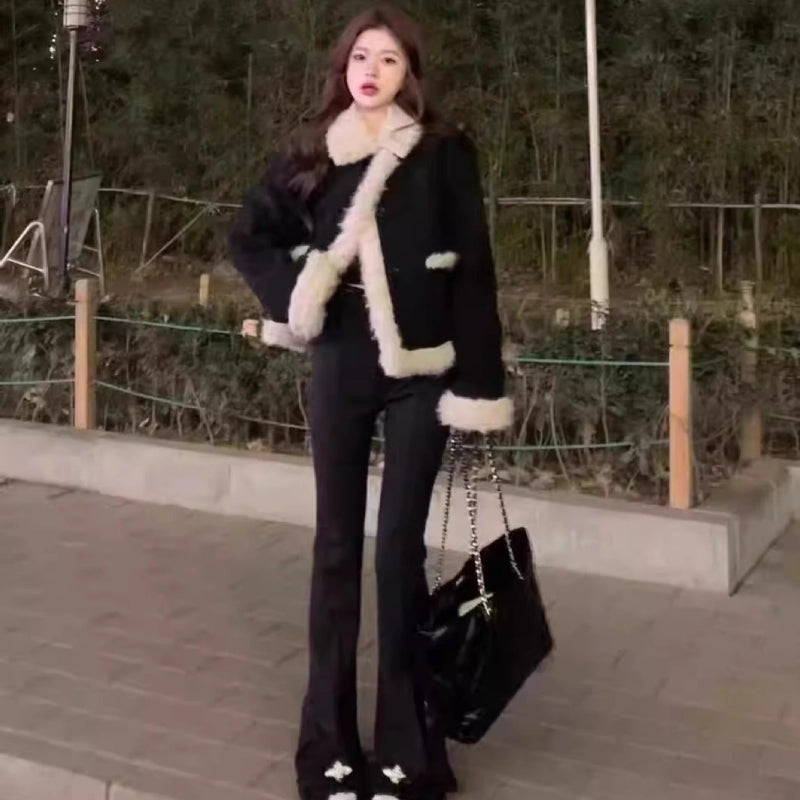 ムートンファーシアリングコート