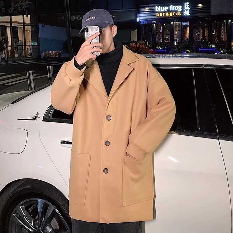 ドロップショルダーメルトンコート(4colors)