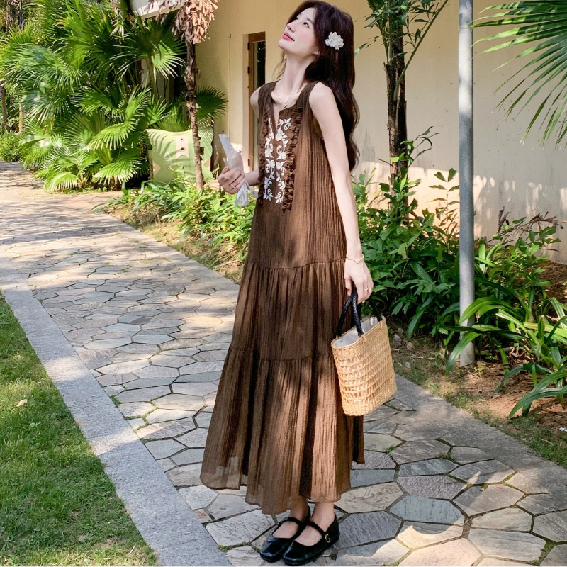 ボヘミアンノースリーブワンピース