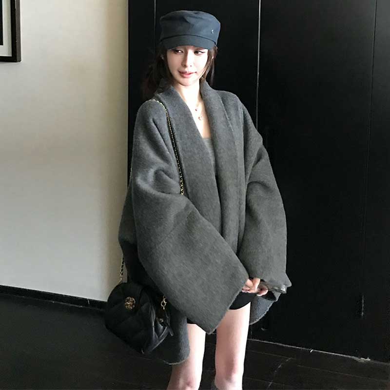 メルトンガウンコート(3colors)