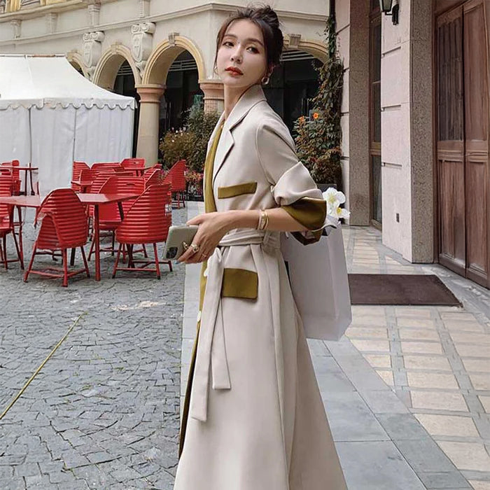 バイカラートレンチコート(2colors)