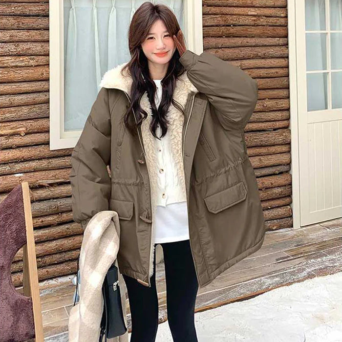 ボアフード中綿コート(3colors)