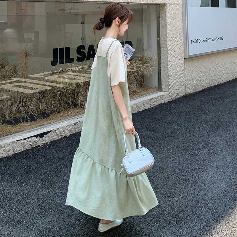 レイヤード風ワンピース