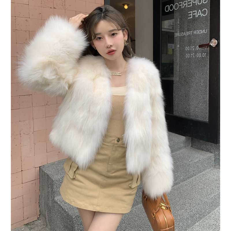 ロングシャギーショートコート(4colors)