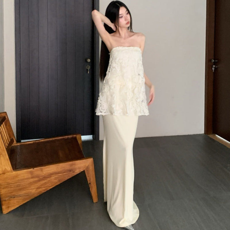 チューブトップス×ロングスカートセット