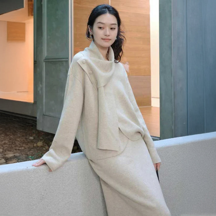 アシンメトリーカラーセットアップ