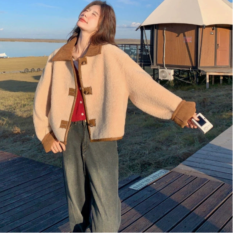 ボアブルゾンリバーシブルジャケット