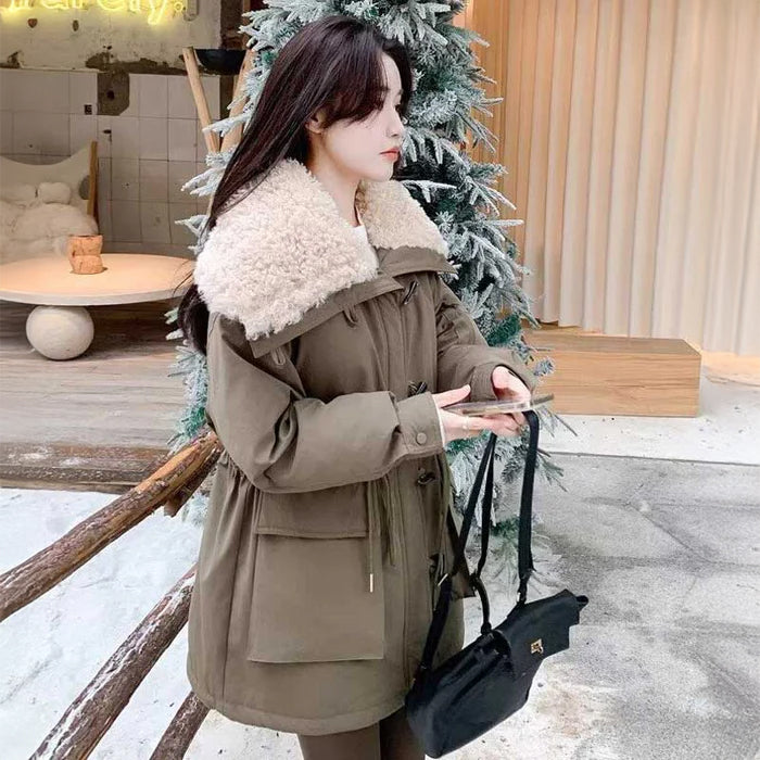 ビックカラー中綿ダッフルコート(2colors)