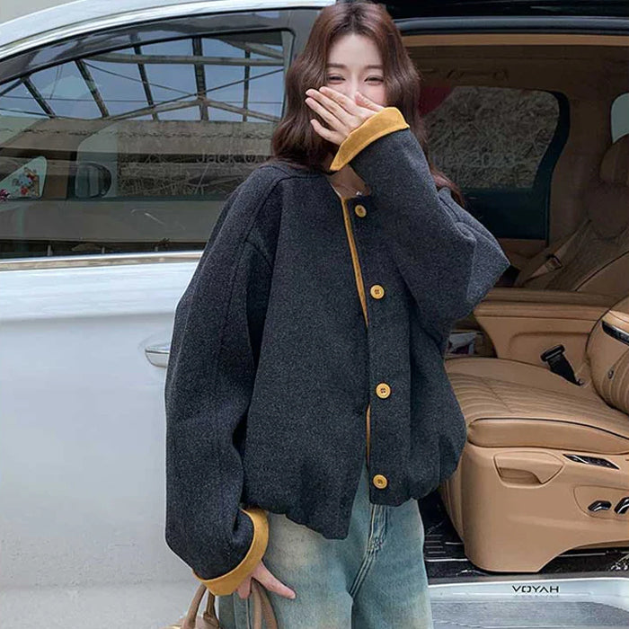 パイピングメルトンブルゾン