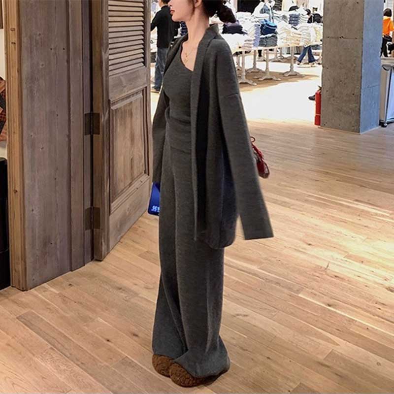 3ピースニットアンサンブル(6colors)