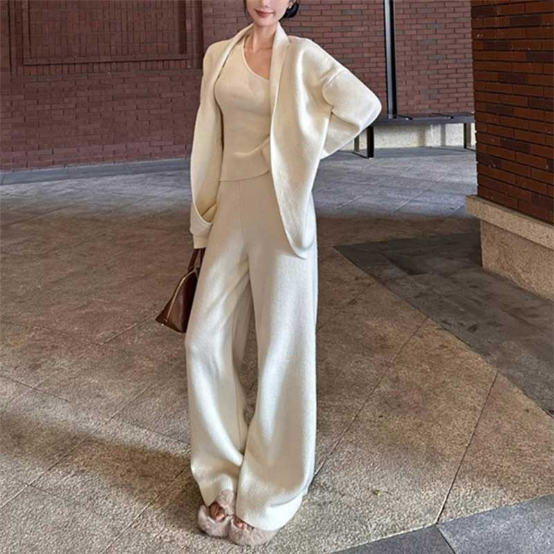 3ピースニットアンサンブル(6colors)