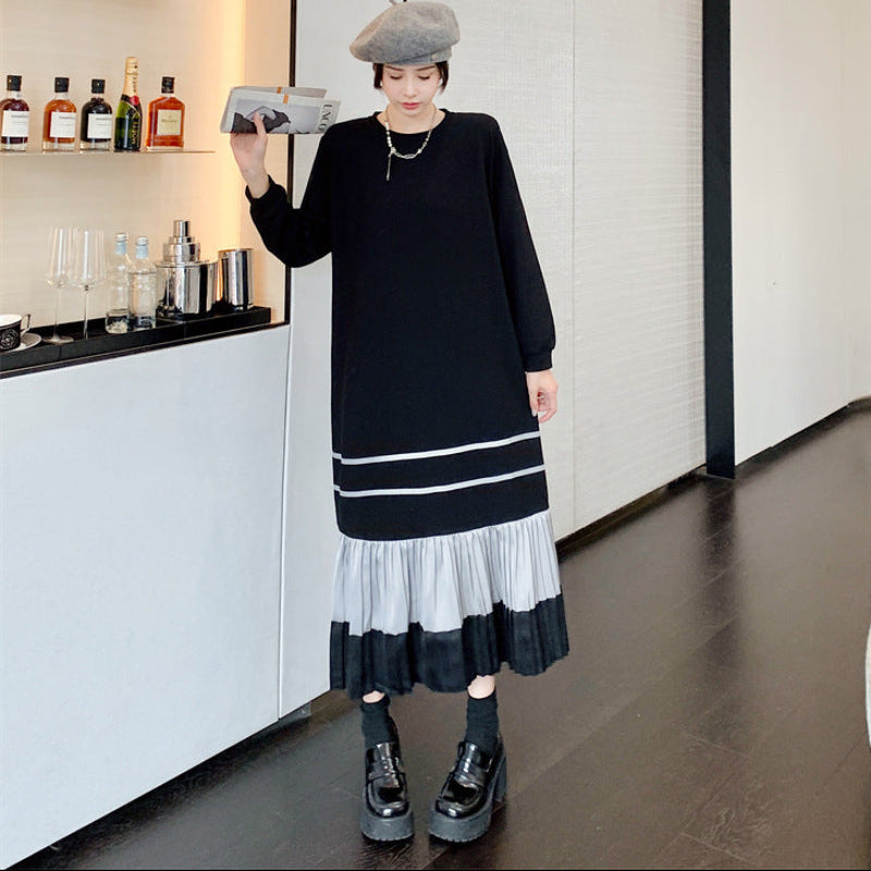 モードライン切り替えフリルワンピース