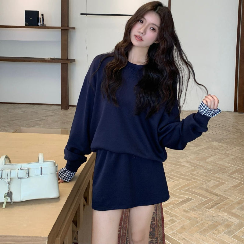私服セット　ミニスカとトップス ZIPトップスミニスカートセット – BUNNY APARTMENT