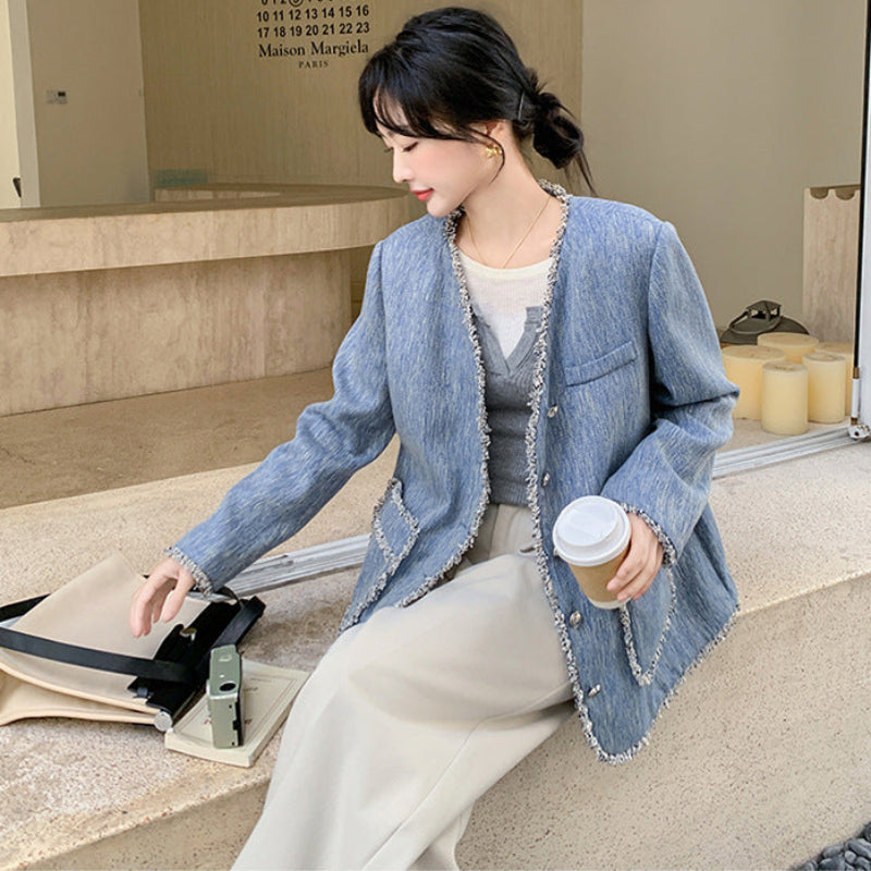 フリンジデザインブレザージャケット