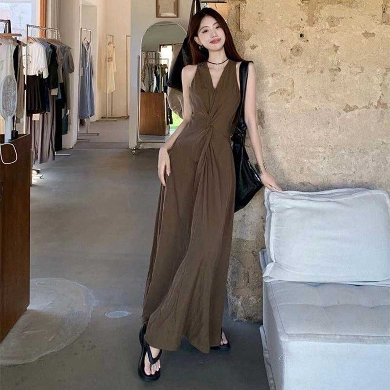 ツイストドレープワンピース