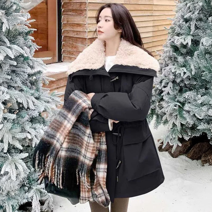 ビックカラー中綿ダッフルコート(2colors)