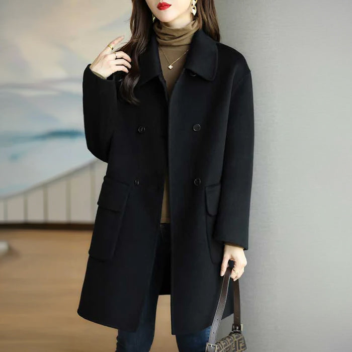 フラップポケット付きミドルコート(4colors)