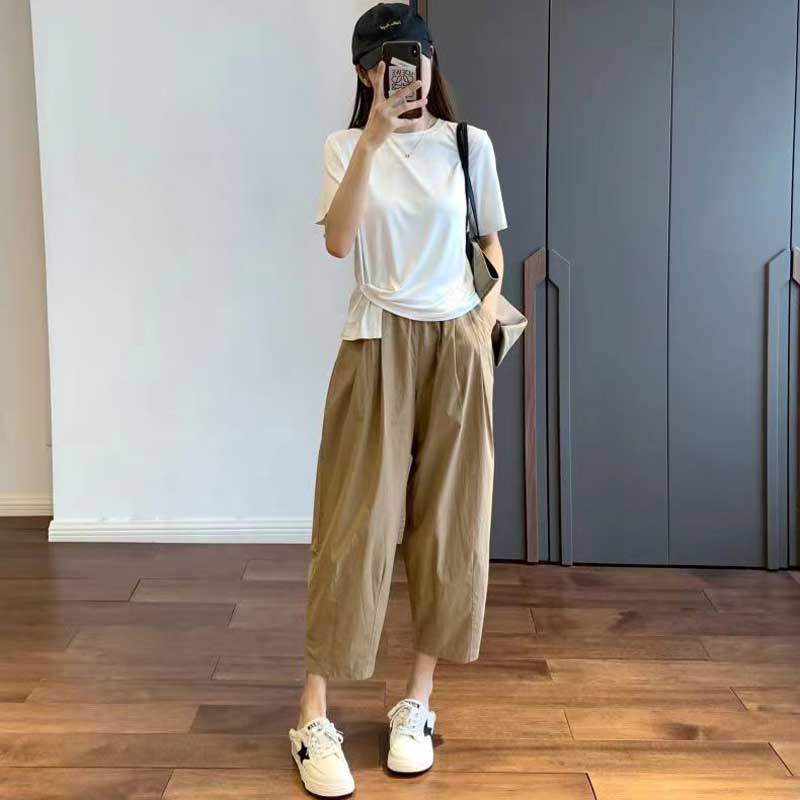コットンタックパンツ(4colors)