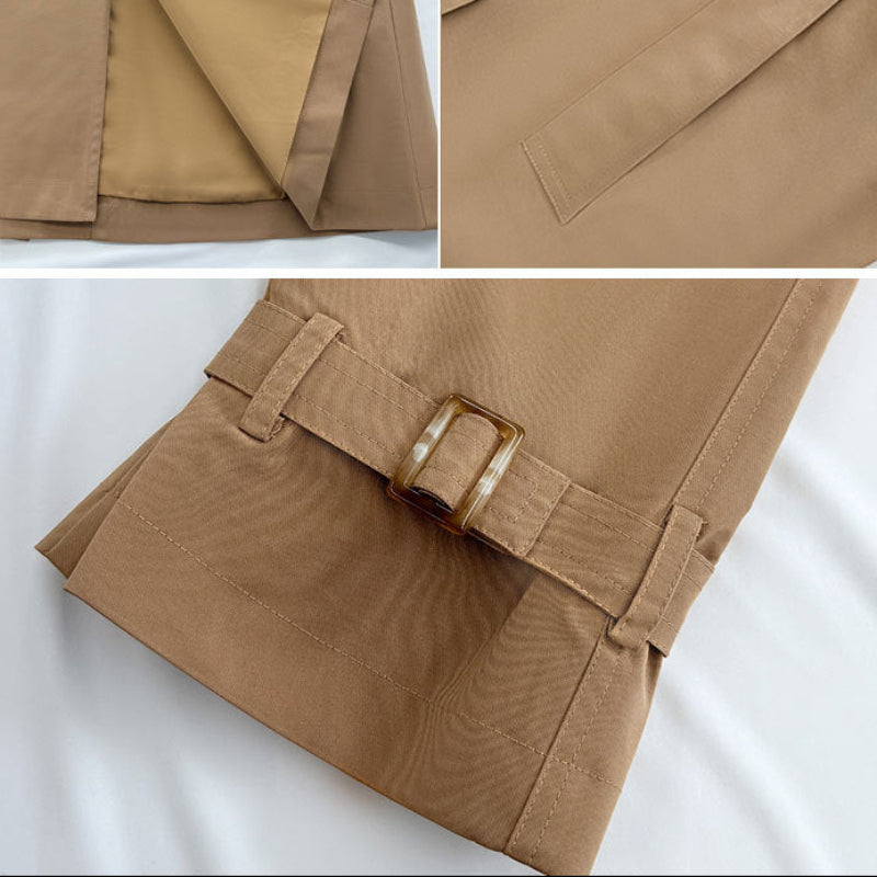 ラペルカラートレンチコート(3colors)