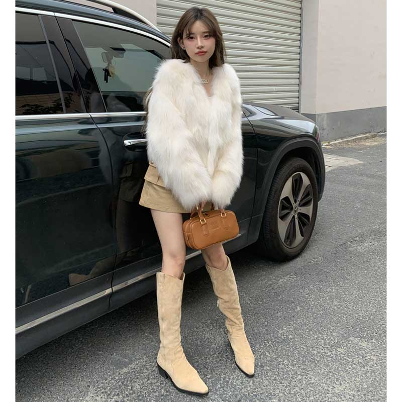 ロングシャギーショートコート(4colors)