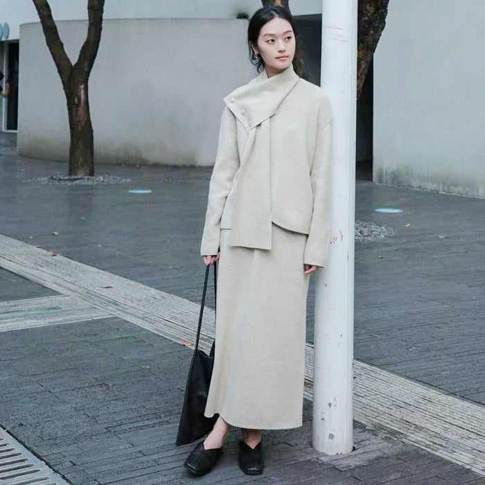 アシンメトリーカラーセットアップ