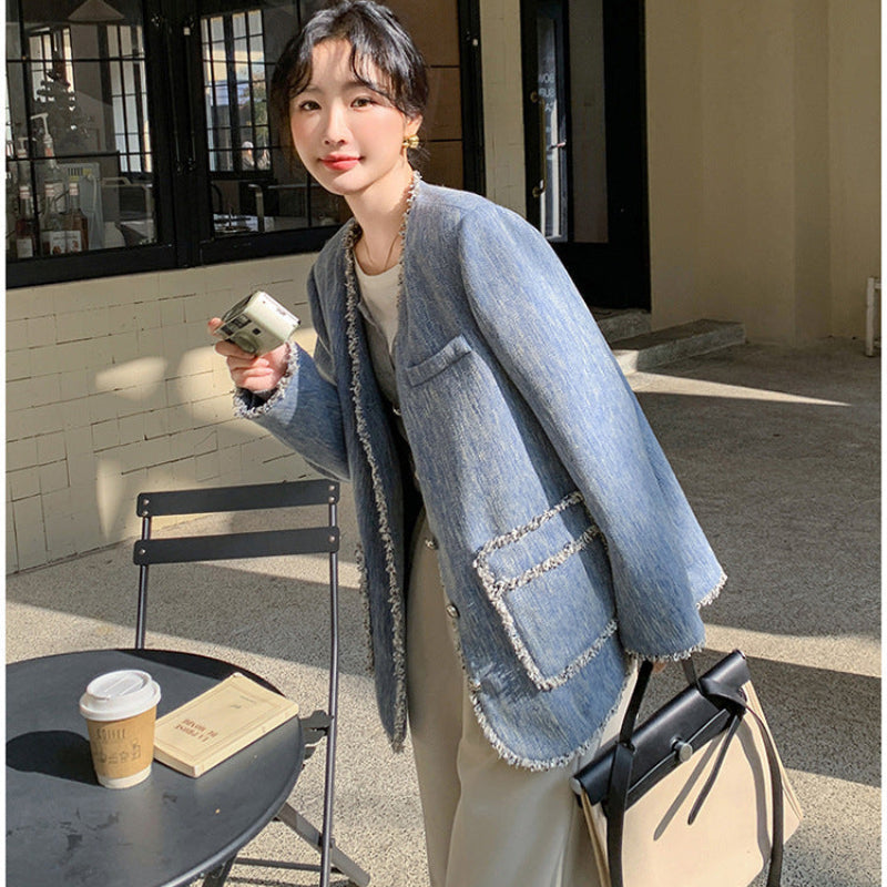 フリンジデザインブレザージャケット