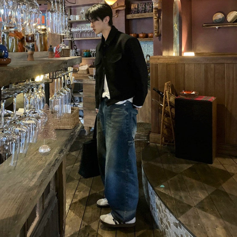 ラペルカラーショート丈ジャケット(2colors)