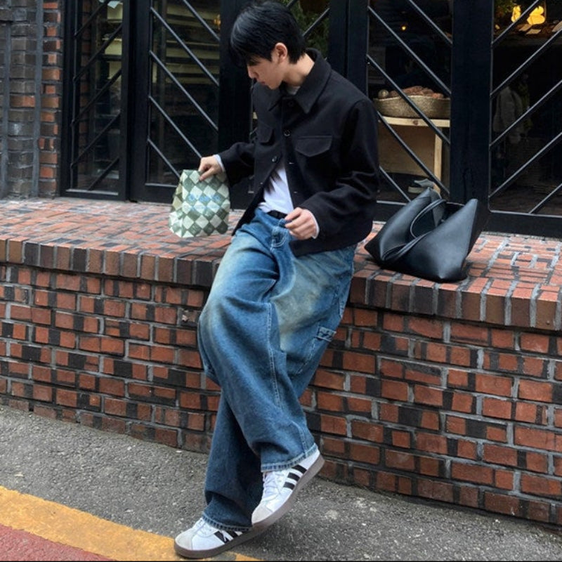 ラペルカラーショート丈ジャケット(2colors)