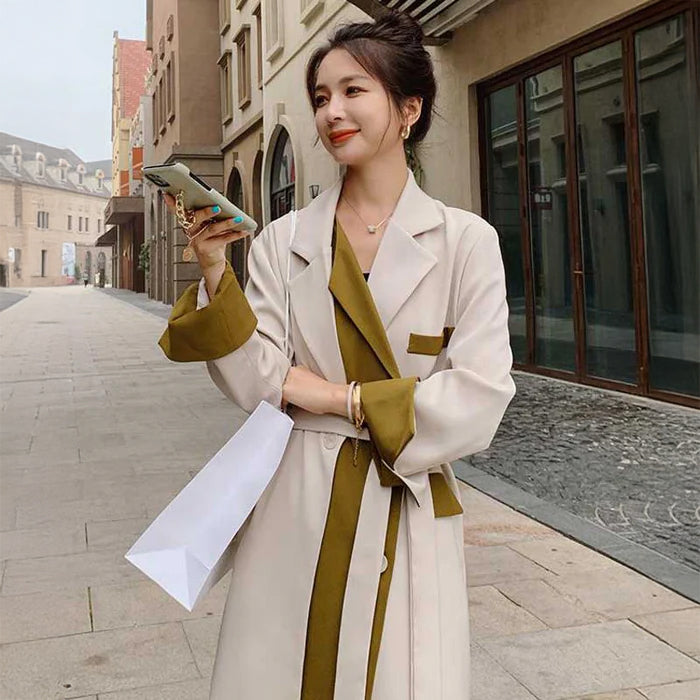 バイカラートレンチコート(2colors)